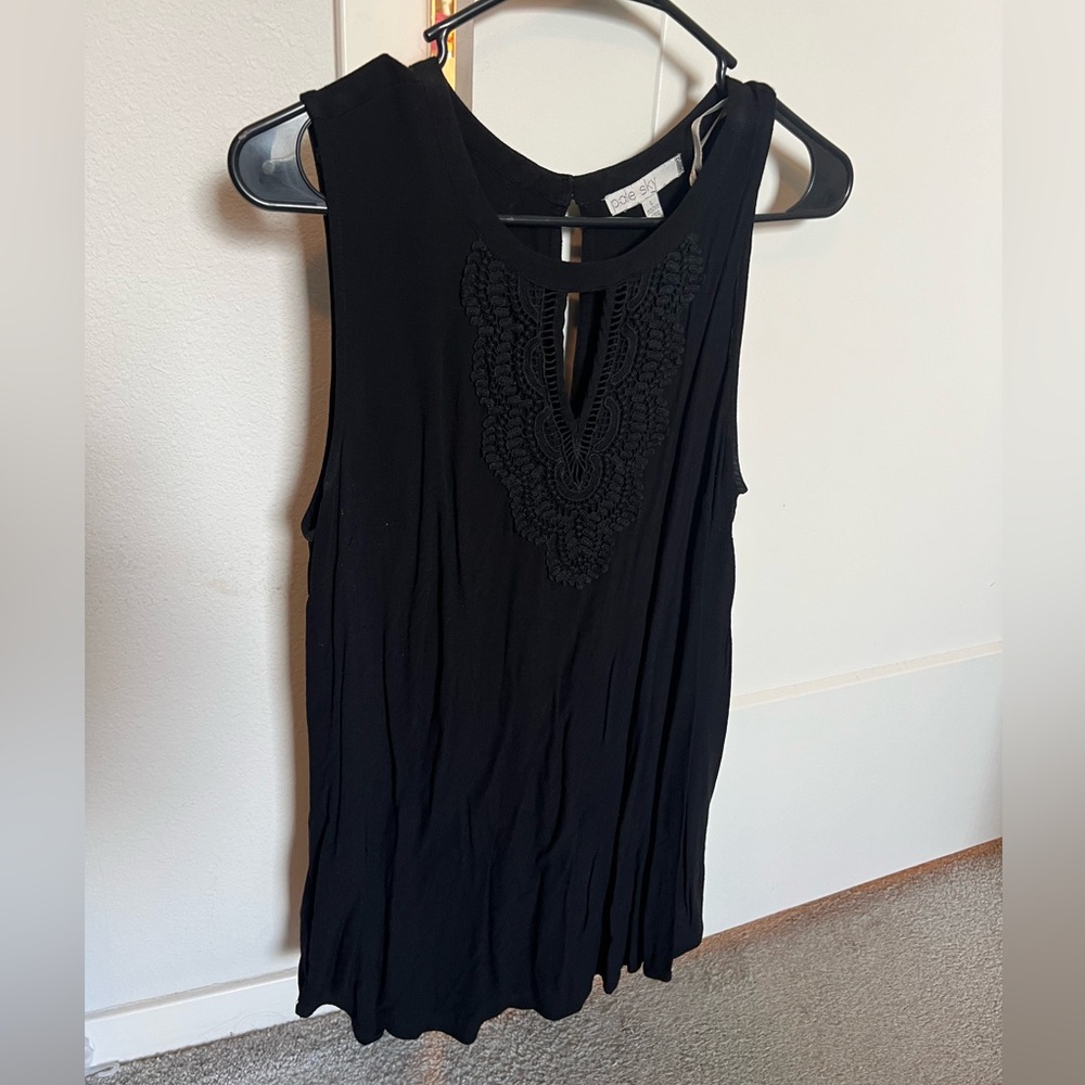 Quinn Maternity Keyhole Lace Top